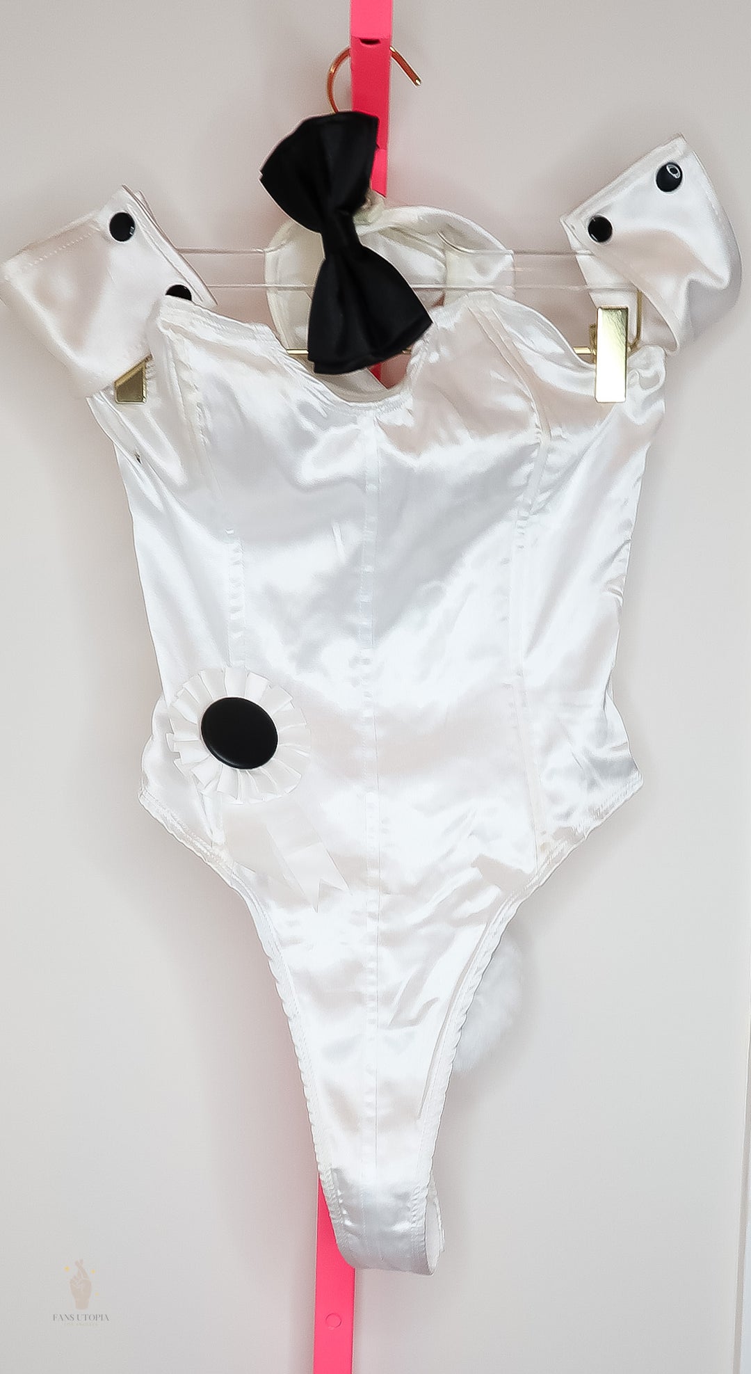 Brittney Kade White Playboy Bunny Costume - FANS UTOPIA