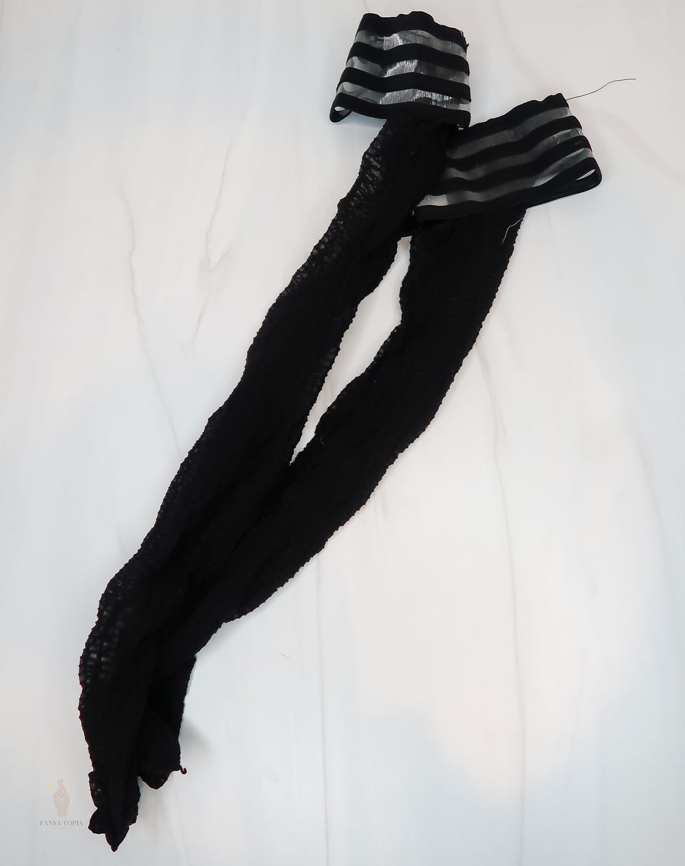 Charli Phoenix Black Thigh High Stockings - FANS UTOPIA
