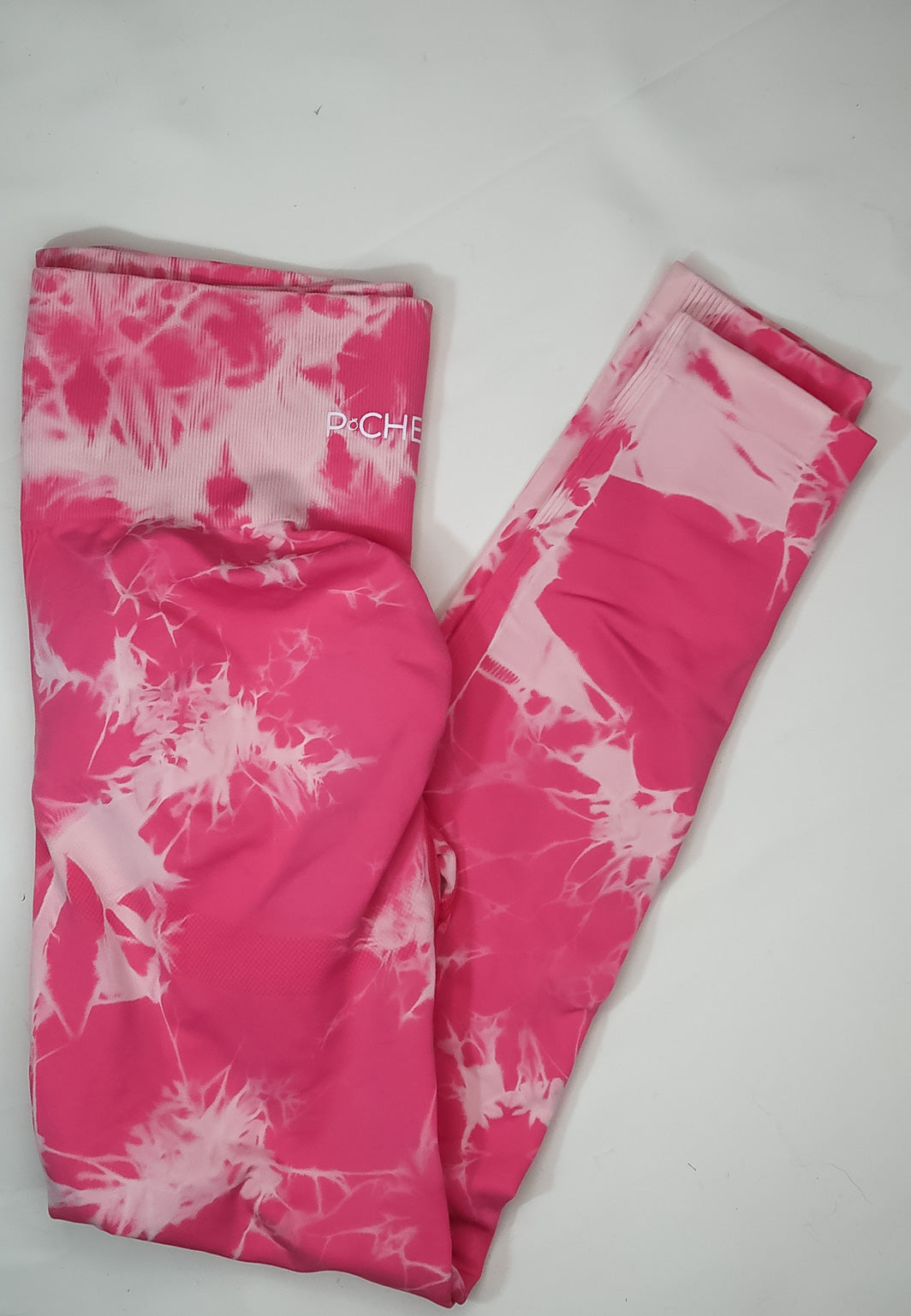 Mia Malkova Pink Tie Dyed Leggings