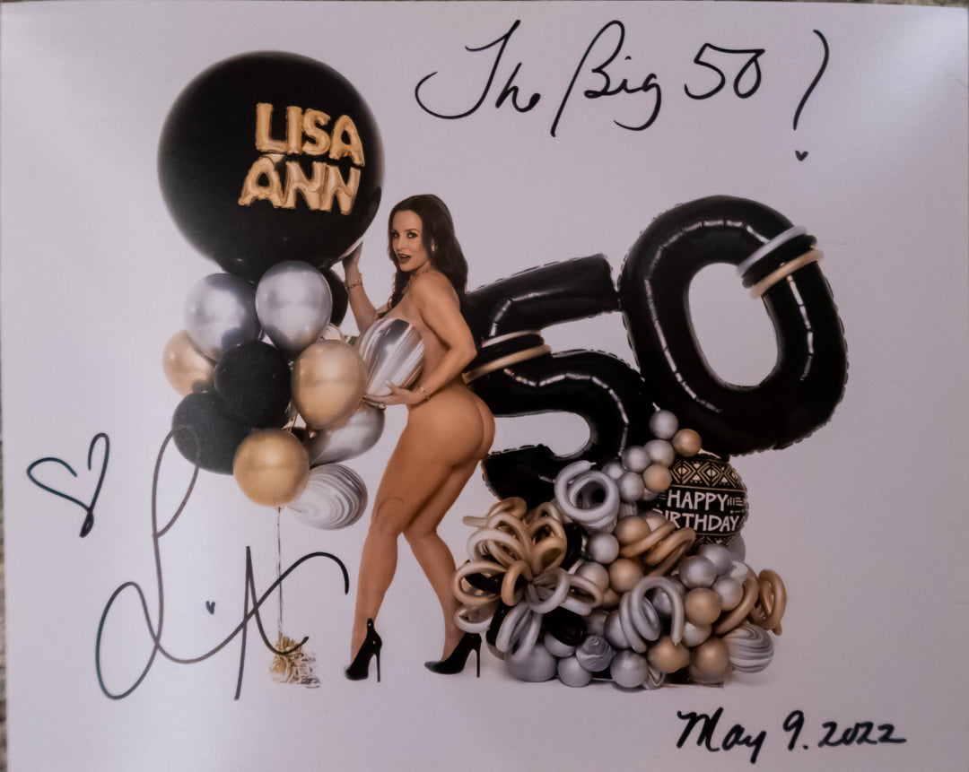 Lisa Ann Autographed 50th Birthday Photo - FANS UTOPIA