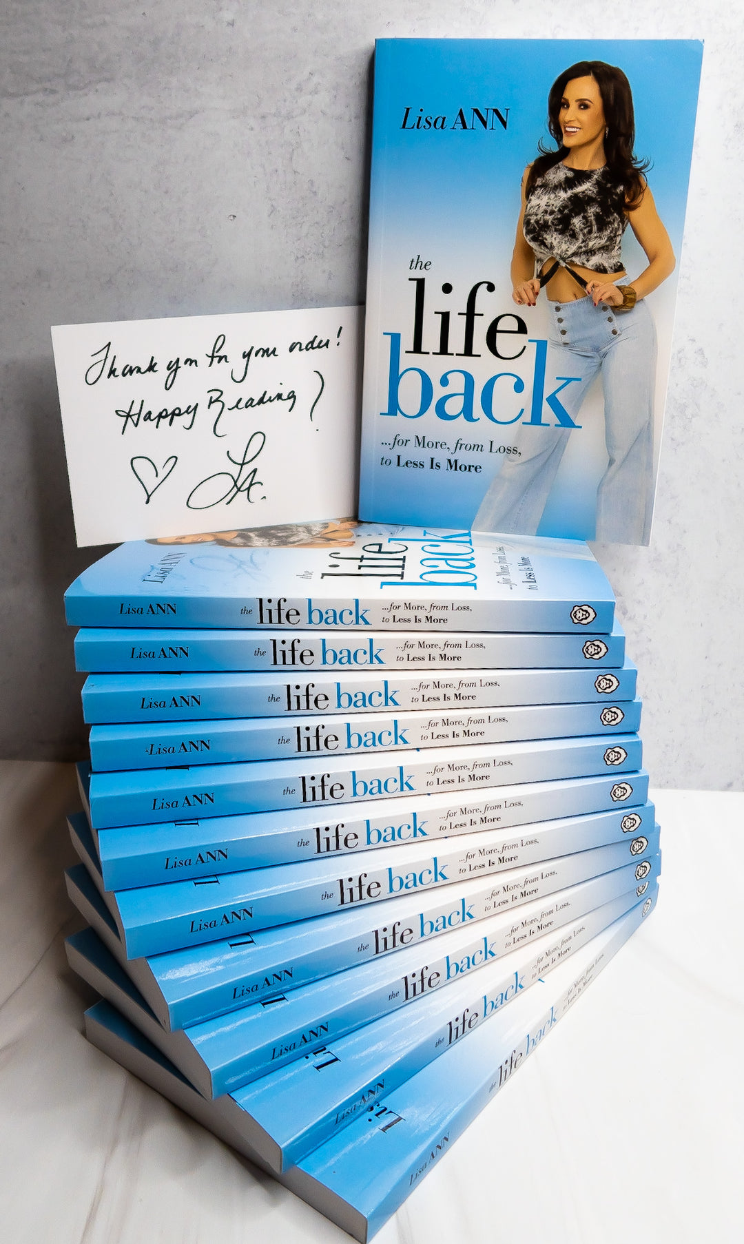 Lisa Ann “The Life Back” Signed Autobiography - FANS UTOPIA