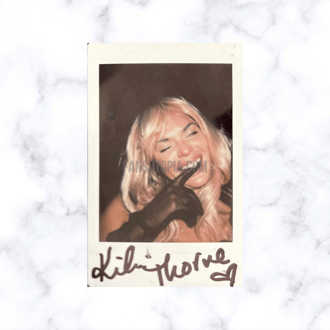 Kaili Thorne Autographed Glove Polaroid - Fans Utopia
