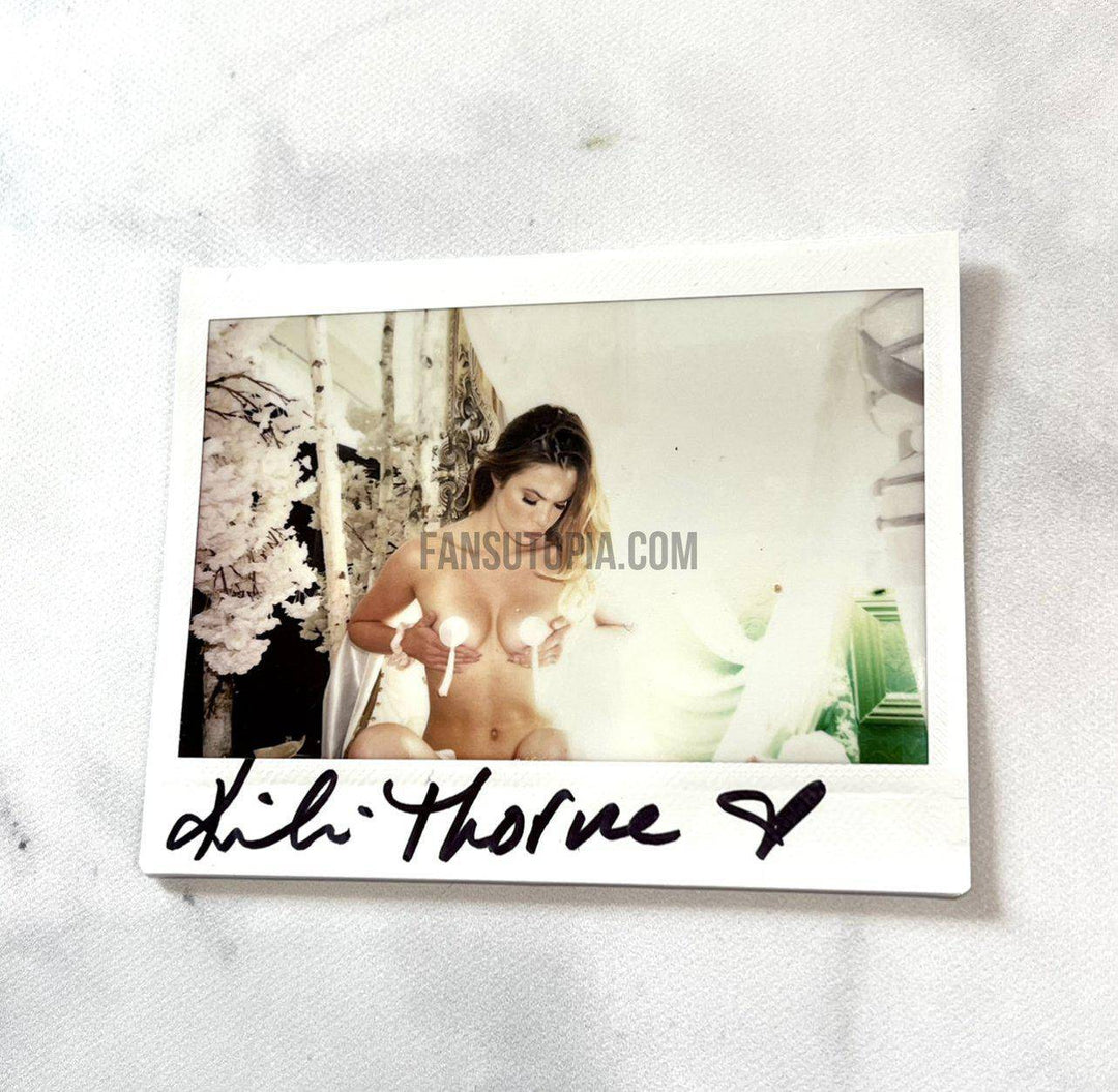 Kaili Thorne Autographed Tassels 4 Polaroid - FANS UTOPIA